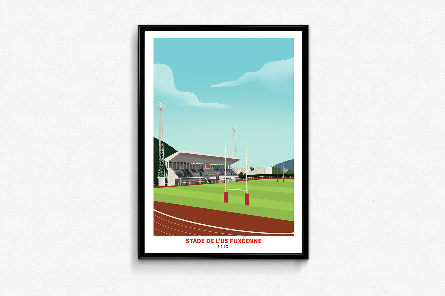 Affiche stade Foix