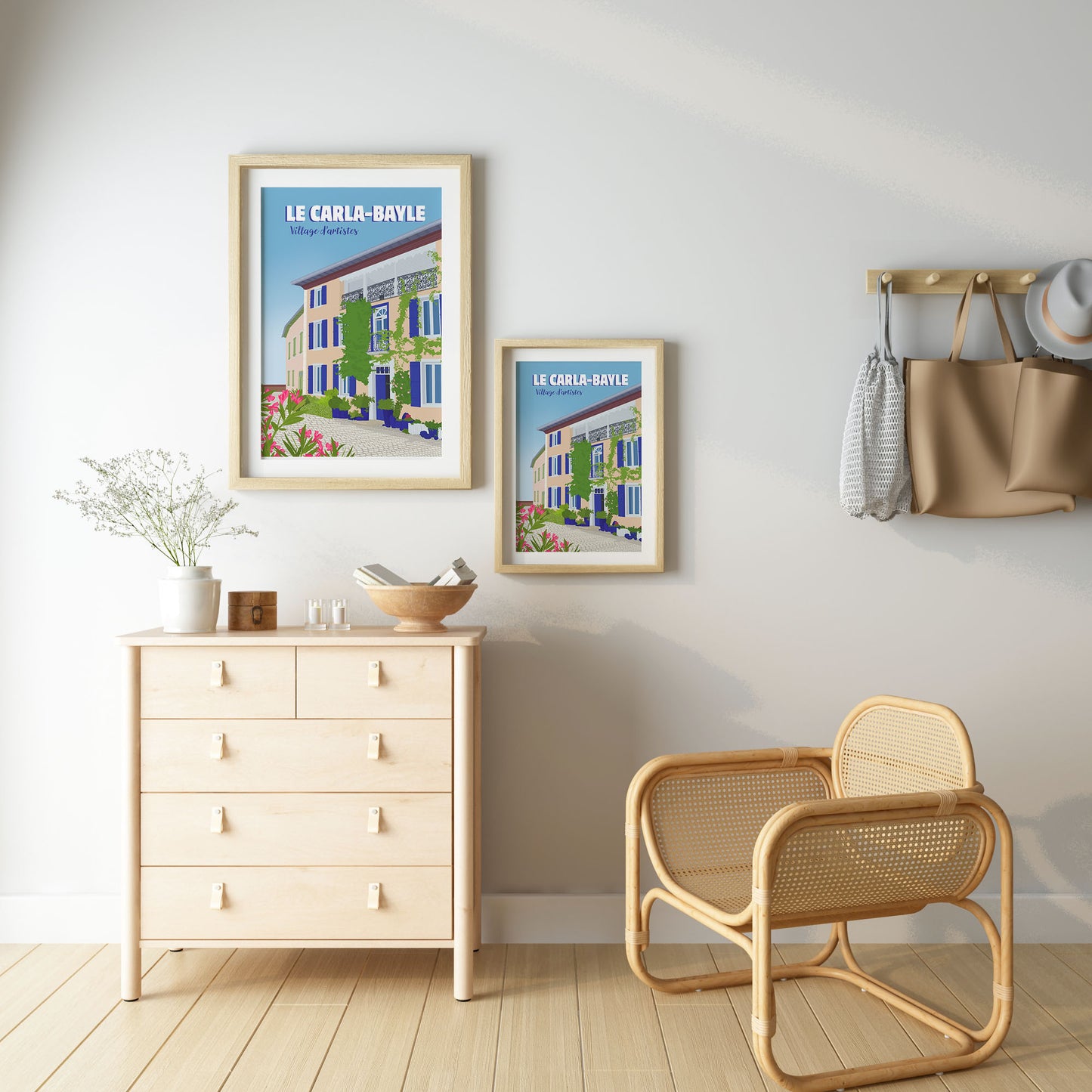 Affiche village Carla bayle ariege