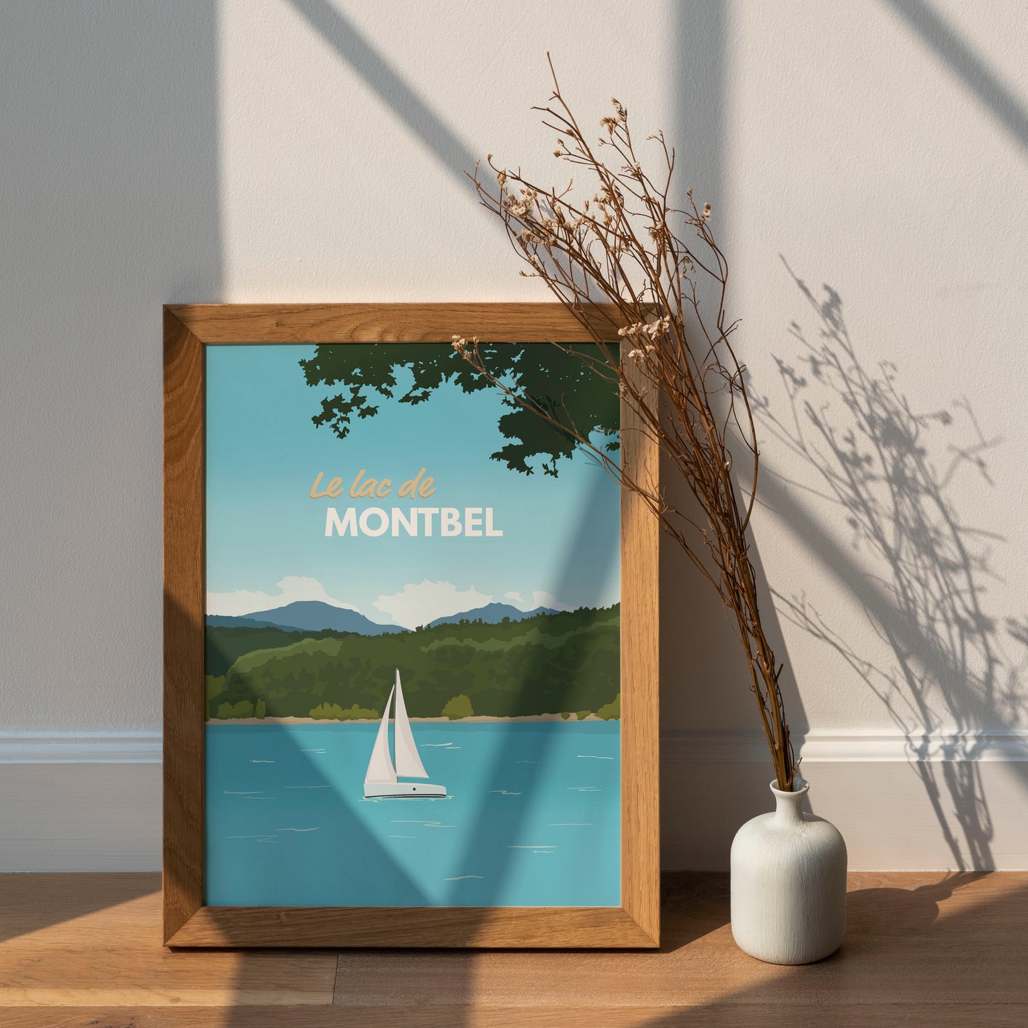 Affiche montbel ariege