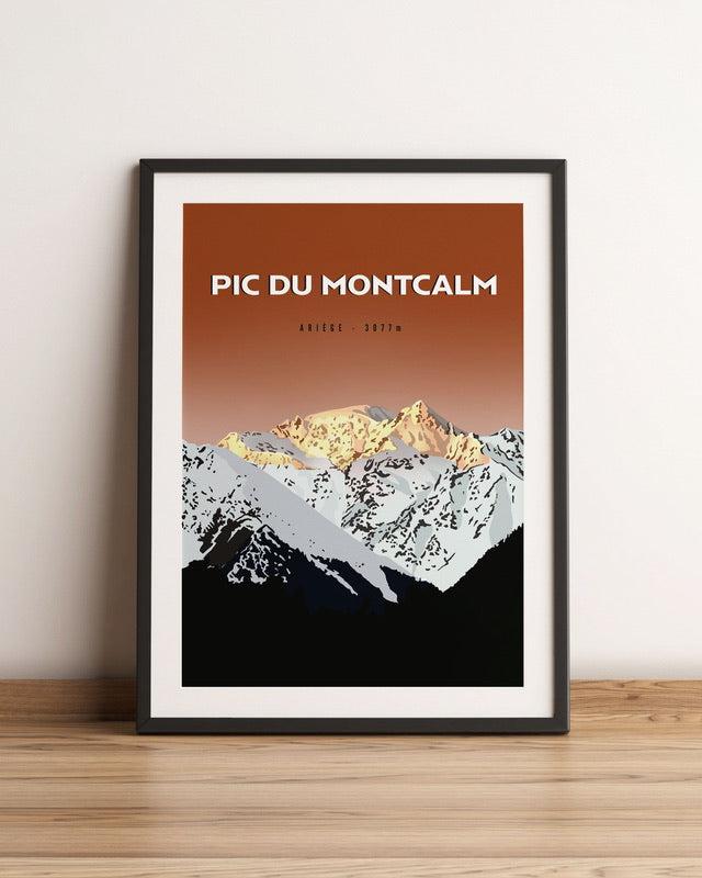 Affiche pic du Montcalm ariege