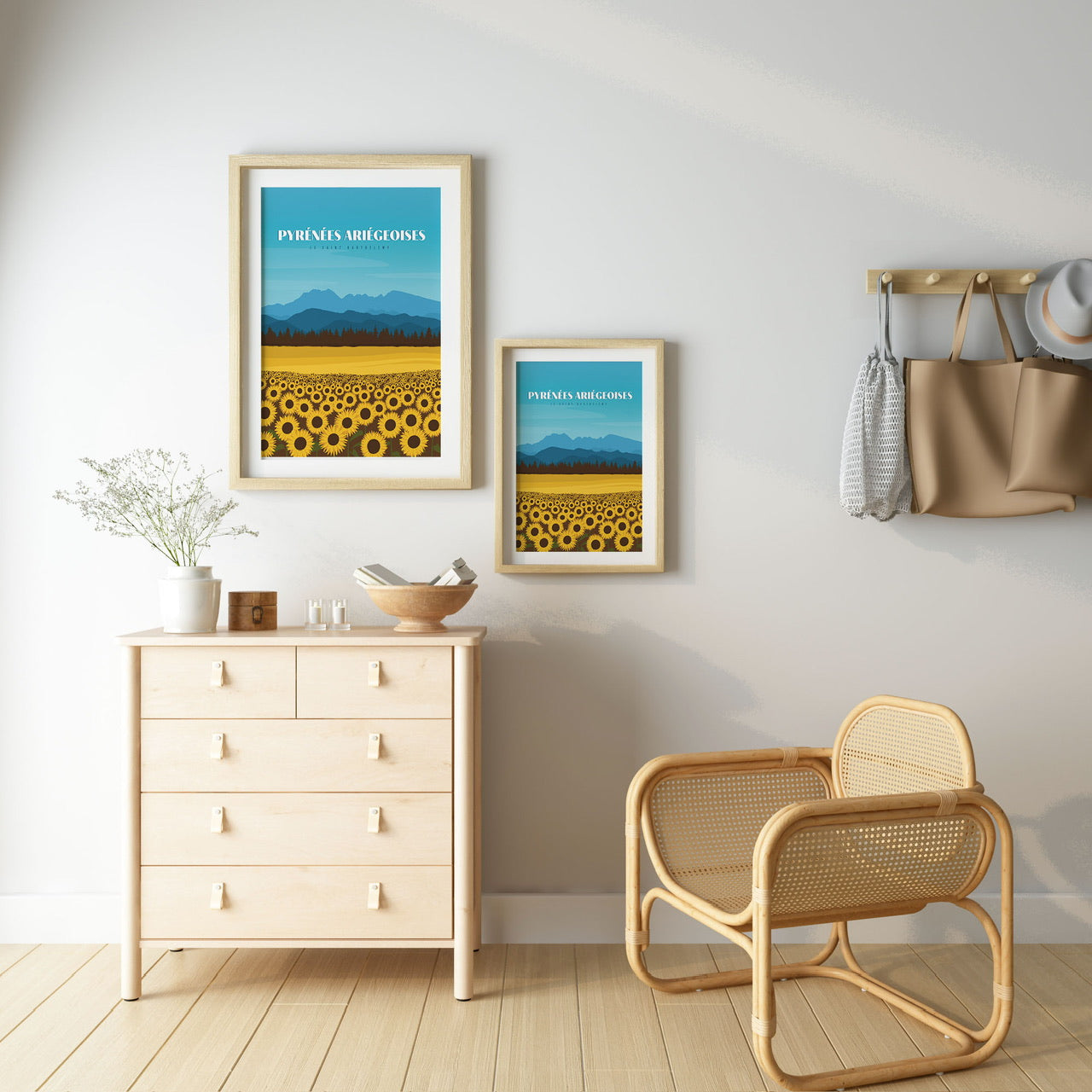 Poster montagne Ariège paysage naturel décor mural