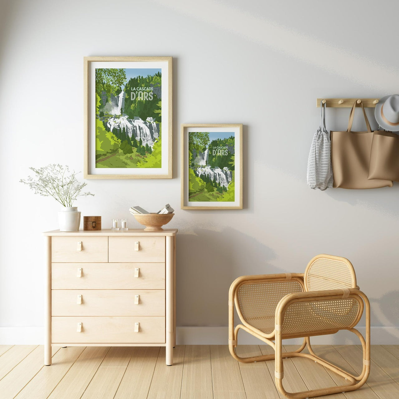 Affiche Cascade d’Ars, chute d’eau emblématique des Pyrénées ariégeoises