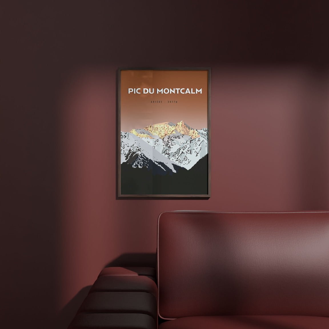Affiche du pic du Montcalm 