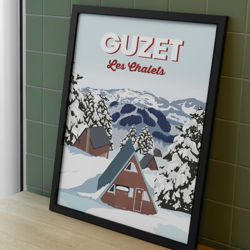 Affiche guzet la station 