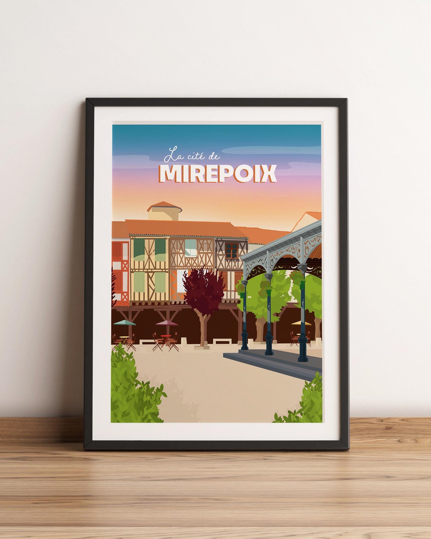Affiche mirepoix Ariège 