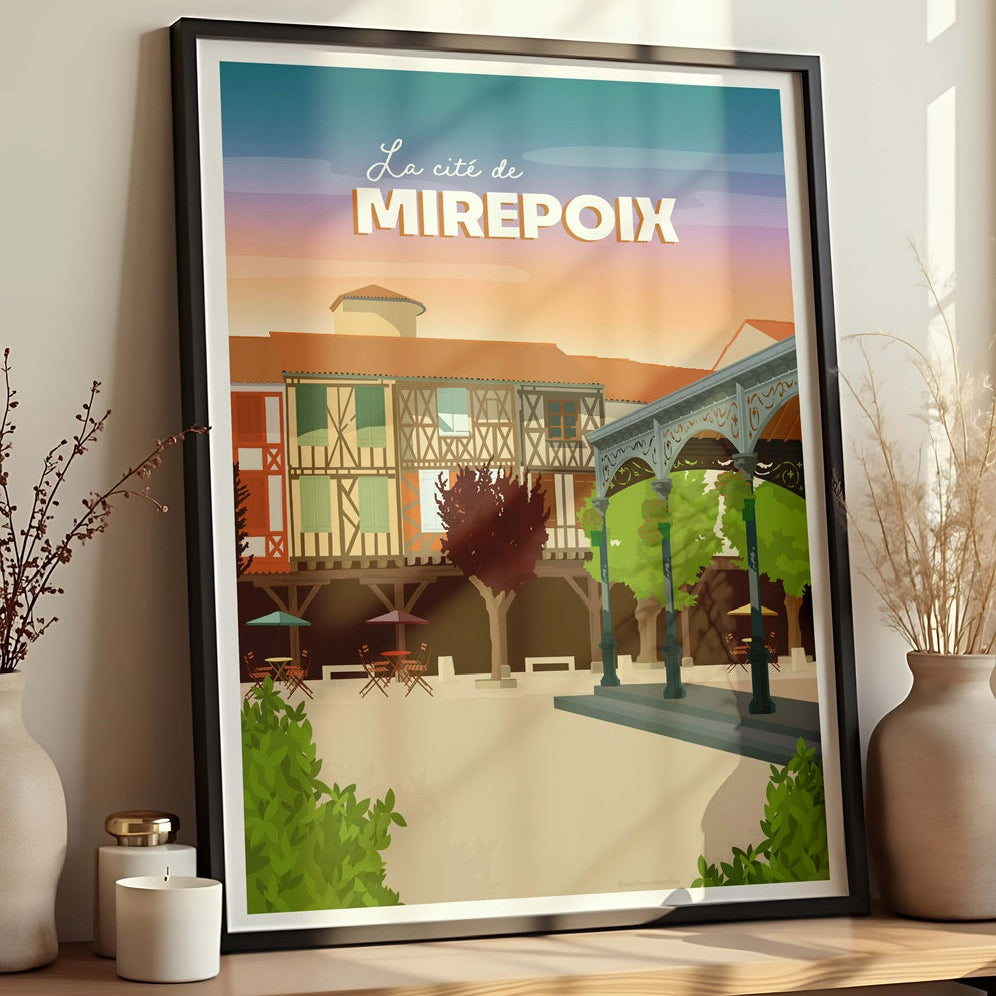 Affiche mirepoix grand format 