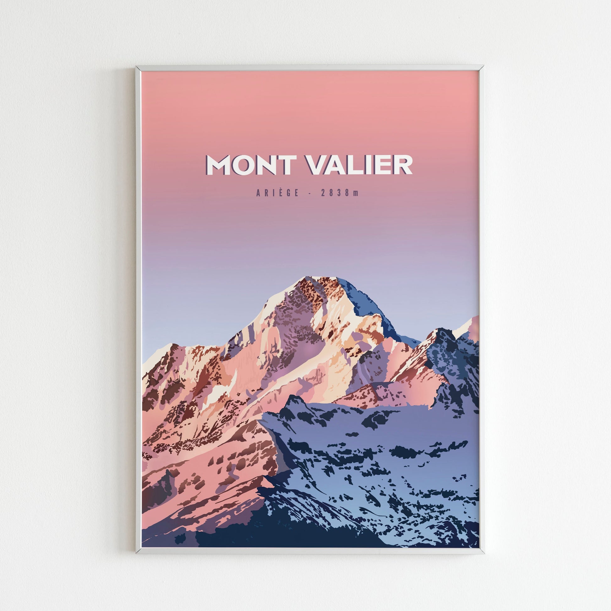 Affiche mont valier 