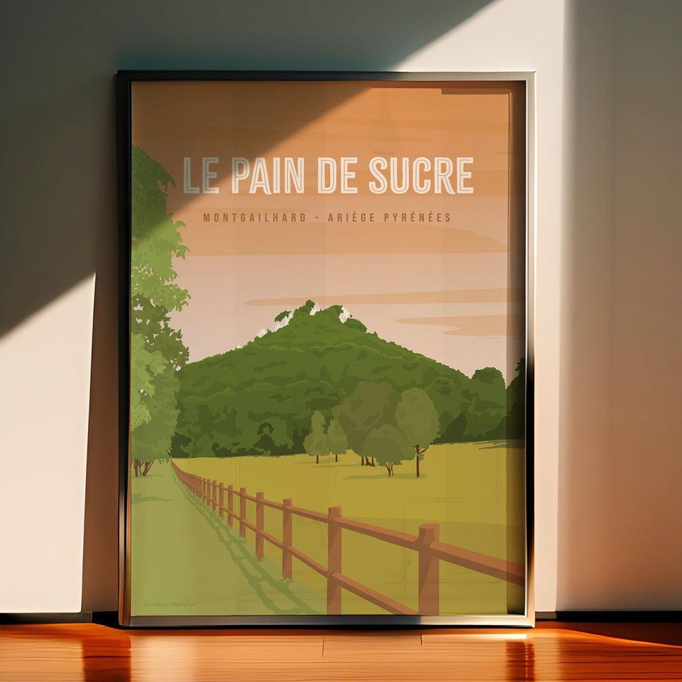 Affiche pain de sucre ariege 