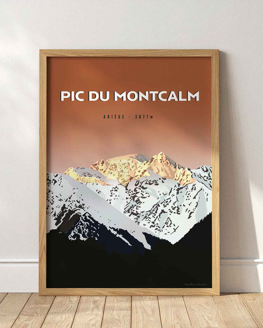 Illustration du pic du Montcalm en Ariège, sommet des Pyrénées