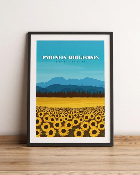 Affiches Pyrénées ariégeoises 
