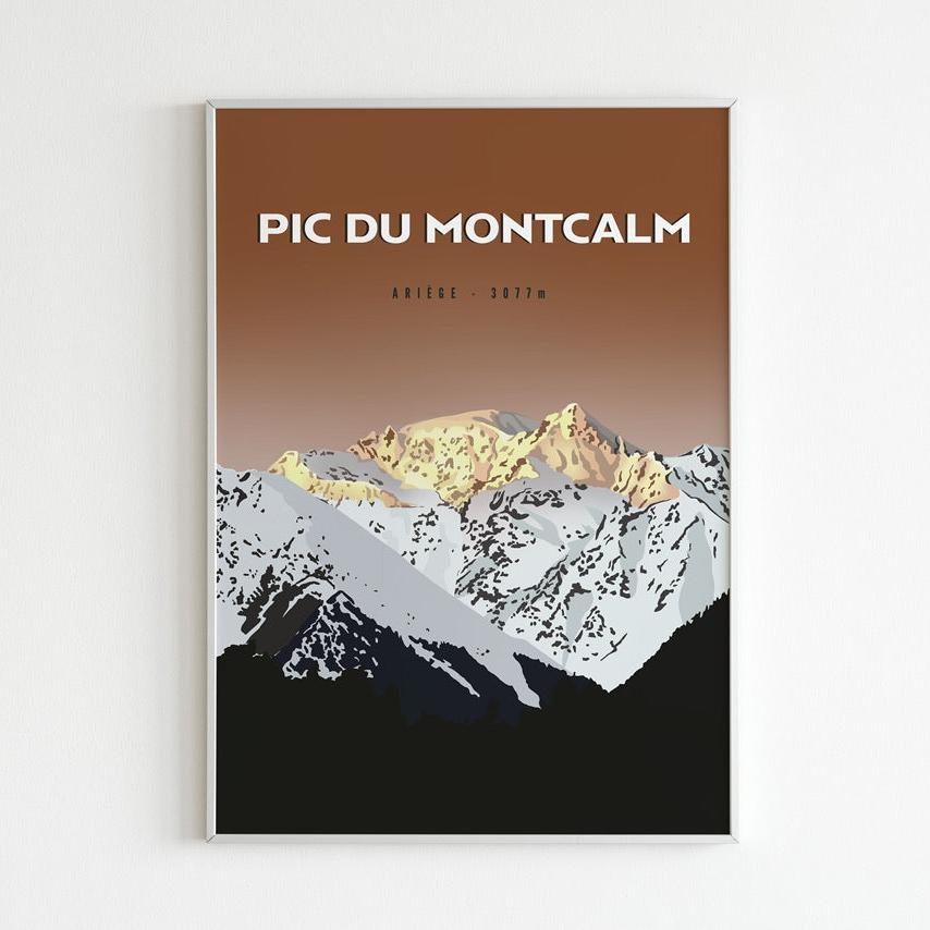 Affiche sommet du montcalm