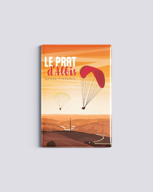 Magnet Prat d’Albis parapente coucher de soleil Ariège Pyrénées